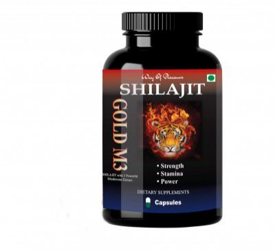 Way Of Pleasure Shilajit Gold M3 With Mushroom Extract 30 Capsule For Men