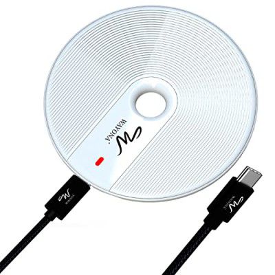 Wayona 15W Fast Wireless Charger with USB C to C Cable