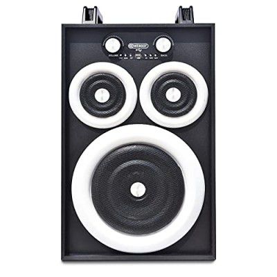 WEBOOT 22" Inch Bluetooth Tower Speakers/Home Theatre/Disco Light Effect Party Speaker/Extreme Bass with MIC Slot, Bluetooth, AUX, USB Port & Remote Control (80 Watt - Black)