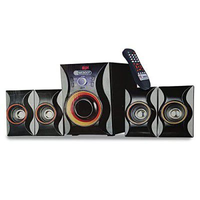 WEBOOT 16.7" inch Bluetooth Multimedia Speaker System (90 Watt, 4.1 Channel)