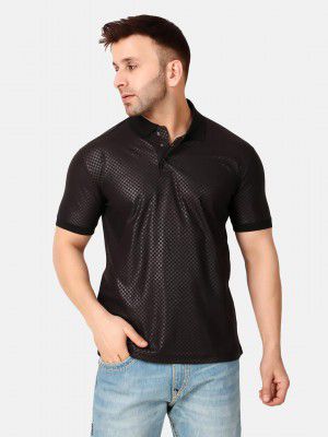 WELL QUALITY Solid Polo Neck T-Shirt for Men