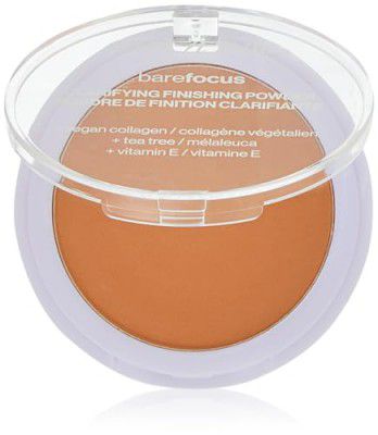 Wet n Wild Bare Focus Clarifying Finishing Powder | Matte | Pressed Setting Powder Medium-Tan with Vitamin E & Vegan Collagen Paraben & Cruelty Free-1.34 Ounces