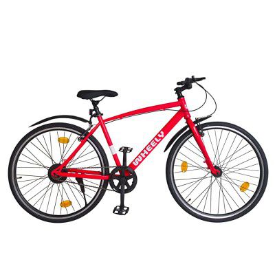 Wheely Flame 700c Hybrid Bike Single Speed Dealsmagnet