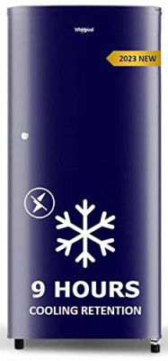 Whirlpool 184 L 3 Star Direct-Cool Single Door Refrigerator (205 WDE CLS 3S SAPPHIRE BLUE-Z, Sapphire Blue, 2023 Model)