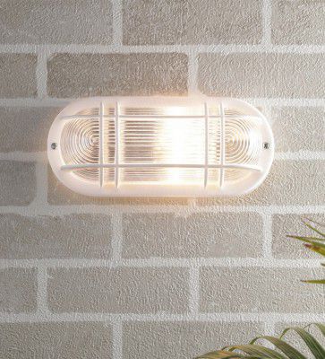 White Plastic Wall Sconces