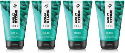 Wild Stone Edge Hair Gel (100 ml each) Pack of 4 Hair Gel  (400 ml)