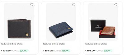 WILDHORN Wallet upto 94% off from Rs.87