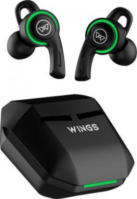 Wings Phantom 200 Earbuds, (Black, In the Ear)