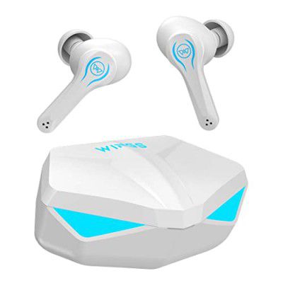 Wings Phantom Earphones Wireless Earbuds, for Best Calling TWS Headphones (White)