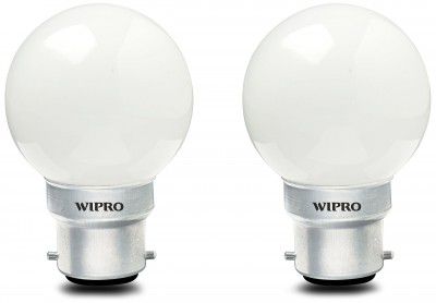 wipro 0.5W LED Cool Day Light Lamp, Pack of 2, B22D (N10001)