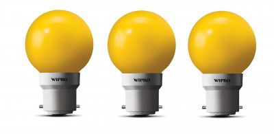 wipro 0.5W LED Lamp, Pack of 3, (N10003)