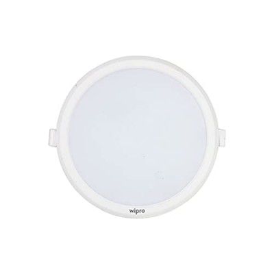 Wipro 6 Watt Iris Neo Nextgen, 4000K Recessed Slim LED Downlighter (White, Pack of 1)