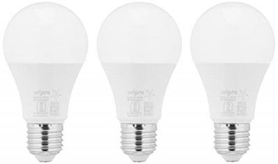 wipro 9W e27 LED Warm White Bulb, Pack of 3 (Garnet)