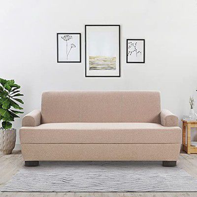 Wipro Furniture Jaden Fabric Sofa - 3 Seater Beige