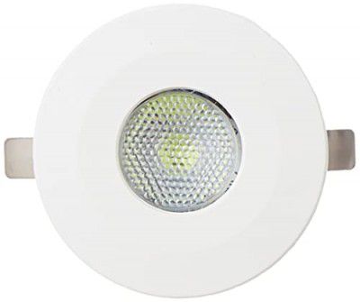 wipro Garnet 2W LED Integrated Spotlight | Green Color | Compact Design Ceiling Spot Light for Cabinets & Wardrobes| Cutout - 33mm|Pack of 6