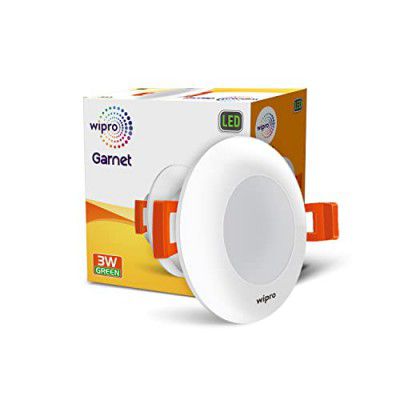 Wipro Garnet 3W Mini LED Downlight Green