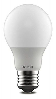 wipro Garnet 7W LED Bulb for Home & Office |Cool Day White (6500K) | E27 Base|220 degree Light coverage |4Kv Surge Protection |400V High Voltage Protection |Energy Efficient | Pack of 1