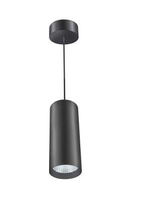 wipro Vertica 10 Watt Pendant Mounted Black Short LED Down Lighter