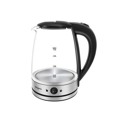 Wipro Vesta 1.8 litre Glass LED electric Kettle