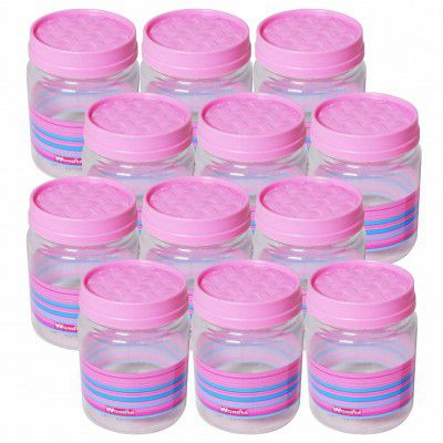 Wonder Plastic Rainbow 350 Container Set of 12