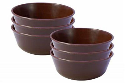 Wonder Sigma 300 Microwave Safe Multipurpose Plastic Bowl Set, 6 pc Mixing Bowl 300 ml, Red Color