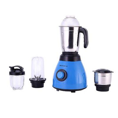 Wonderchef Acura Blender Pro Mixer Grinder 500W, 4 Jars (2 Stainless Steel + 2 Polycarbonate Jars)