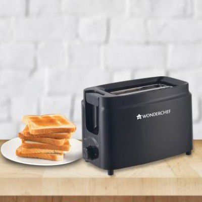 WONDERCHEF Acura Plus 750 W Pop Up Toaster  (Black)