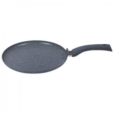 WONDERCHEF Granite 28cm Non Stick Aluminium Dosa Tawa (Induction Compatible, Even Heat Distribution, Grey)