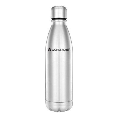 Wonderchef Hydro-Bot Stainless Steel Single Wall Water Bottle -1000ml