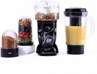 WONDERCHEF Nutri-blend CKM Mixer Grinder (3 Jars, Black)