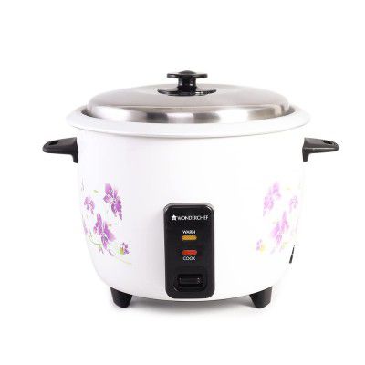 Wonderchef Nutri Cook Rice Cooker with Single Bowl, 1.8 Litres, 2 Years Warranty