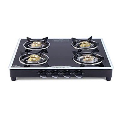 Wonderchef Platinum 4 Burner Manual Glass Cooktop