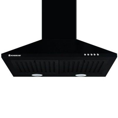 Wonderchef Power Elite Chimney | 60cm |1050 m3/hr| Auto Clean| Baffle Filter | Powerful Suction | Touch Control|3 Speed Motion Sensor Technology| Low Noise | Black