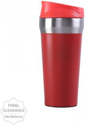 WONDERCHEF Safe Bot, Stainless Steel - Red 380 ml Bottle (Pack of 1, Red, Steel)