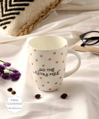 WONDERCHEF Sicilia Bone China Coffee Mug  (315 ml)