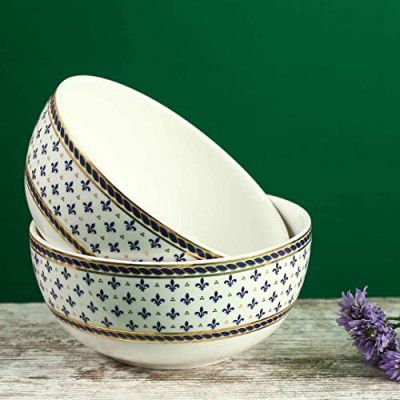 Wonderchef Sicilia Fine Bone China Bowl - Royal Blue - Set of 2 Pcs