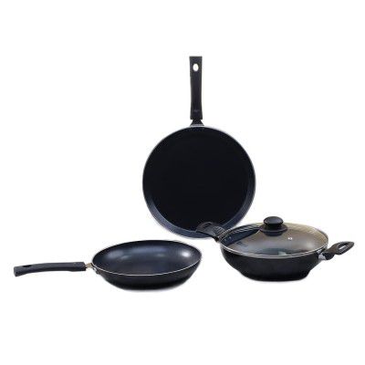 Wonderchef Valencia Non-Stick Cookware 4 Piece Set | 2 Years Warranty