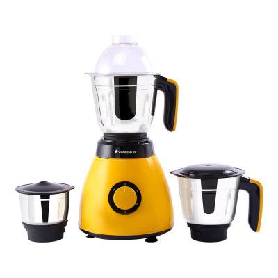 Wonderchef Vesper Yellow Mixer Grinder 600 Watts