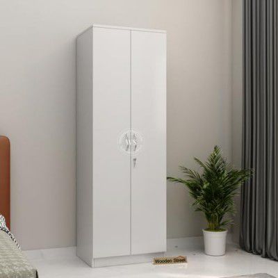 WoodenStreet Mishka 2 Door Wardrobe Furniture for Clothes