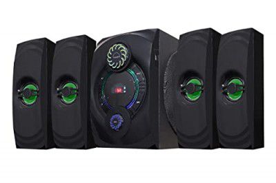 Woodley Audio WOD7000 50 W 4.1 Channel Wireless, USB, Bluetooth Multimedia Speaker System, Black