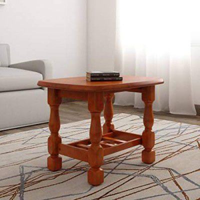 Woodness Kota Solid Wood Coffee Table (Matte, Dark Oak)