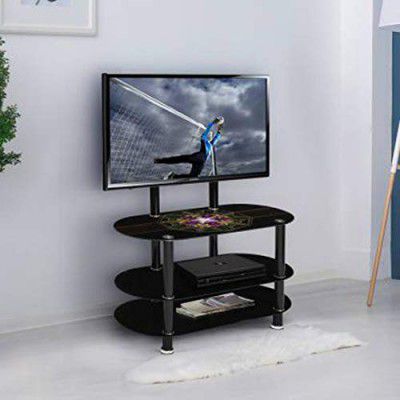 Woodness Madison Metal TV Entertainment Unit (Finish Color - Black)