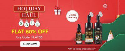 WOW : Flat 60% Off + Free Ubtan Face Serum (Worth ₹599) On Orders above ₹649 + Exta 5% Off On Prepaid Payment