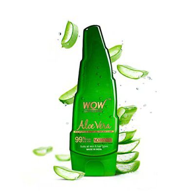 WOW Skin Science Aloe Vera Multipurpose Beauty Gel for Skin and Hair, 250 ml