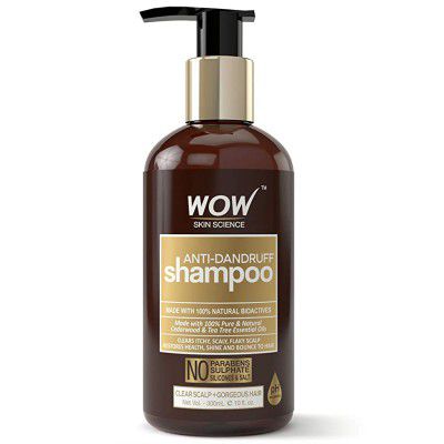 WOW Skin Science Anti Dandruff No Parabens & Sulphate Shampoo 300Ml