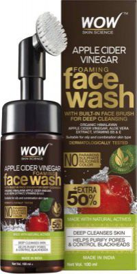 WOW SKIN SCIENCE Apple Cider Vinegar Foaming - No Parabens, Sulphate Face Wash  (150 ml)