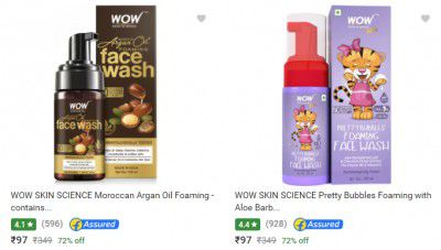 Wow Skin Science Beauty And Grooming at Minimum 70% off