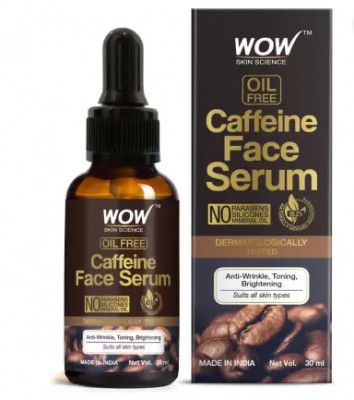 WOW SKIN SCIENCE Caffeine Face Serum - Quick Absorbing - OIL FREE - 30 ml  (30 ml)