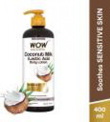 WOW SKIN SCIENCE Coconut Milk With Lactic Acid Body Lotion  (400 ml)