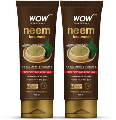 WOW SKIN SCIENCE Neem | Purifies Skin | Unclogs Pores | Fights Acne | Calms Skin Face Wash  (200 ml)